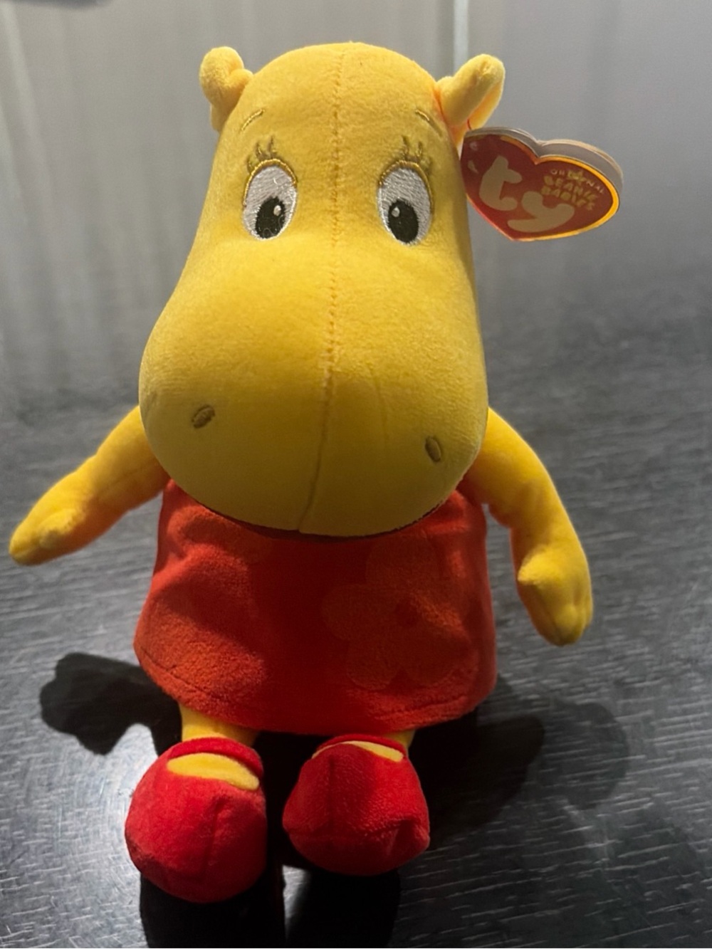 Ty Beanie Baby TASHA Hippo Nick Jr. The Backyardigans 8" TAGS Plush 2006 Vintage